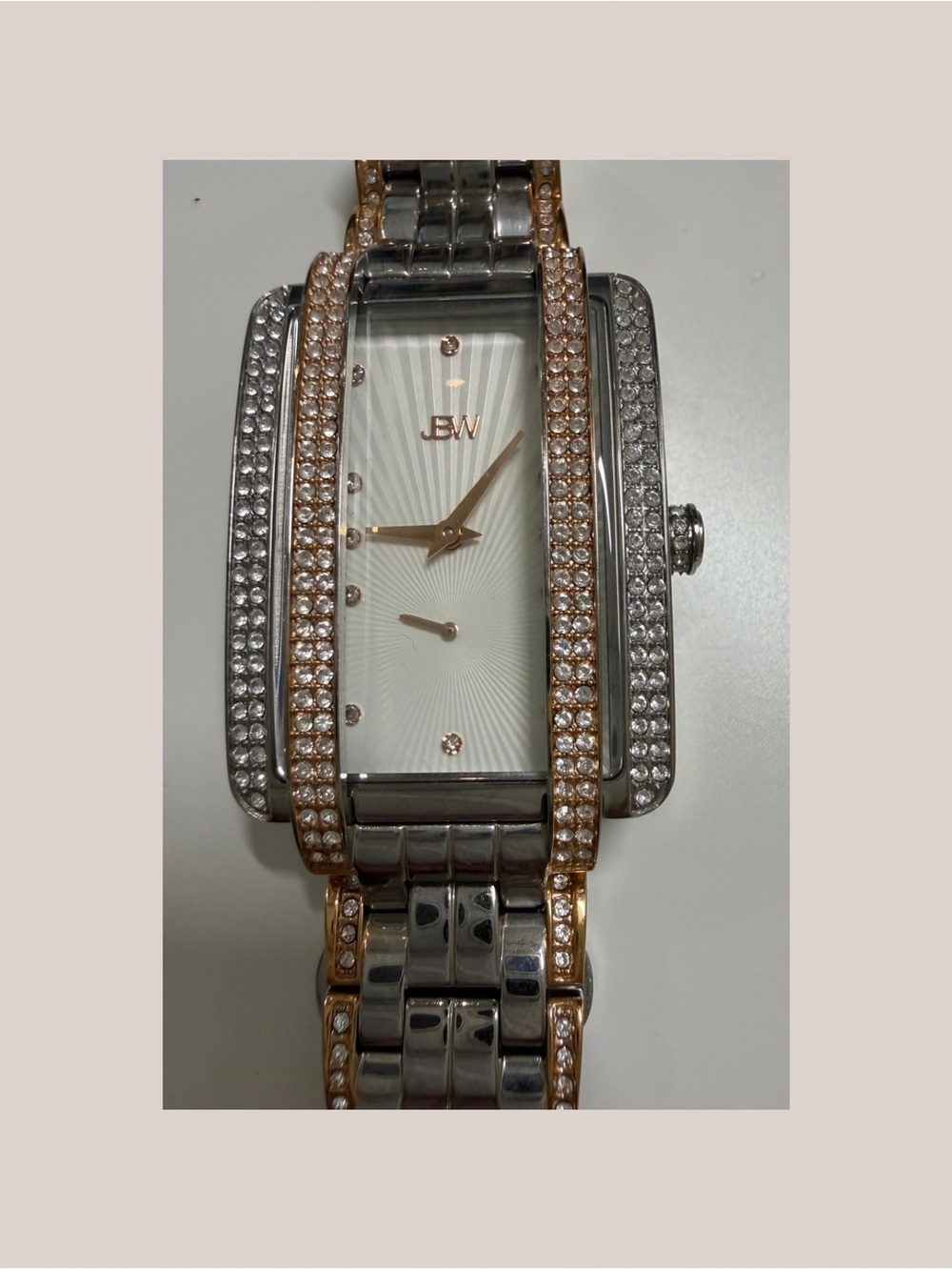 JBW MINK J6358D WATCH | SILVER / ROSE GOLD